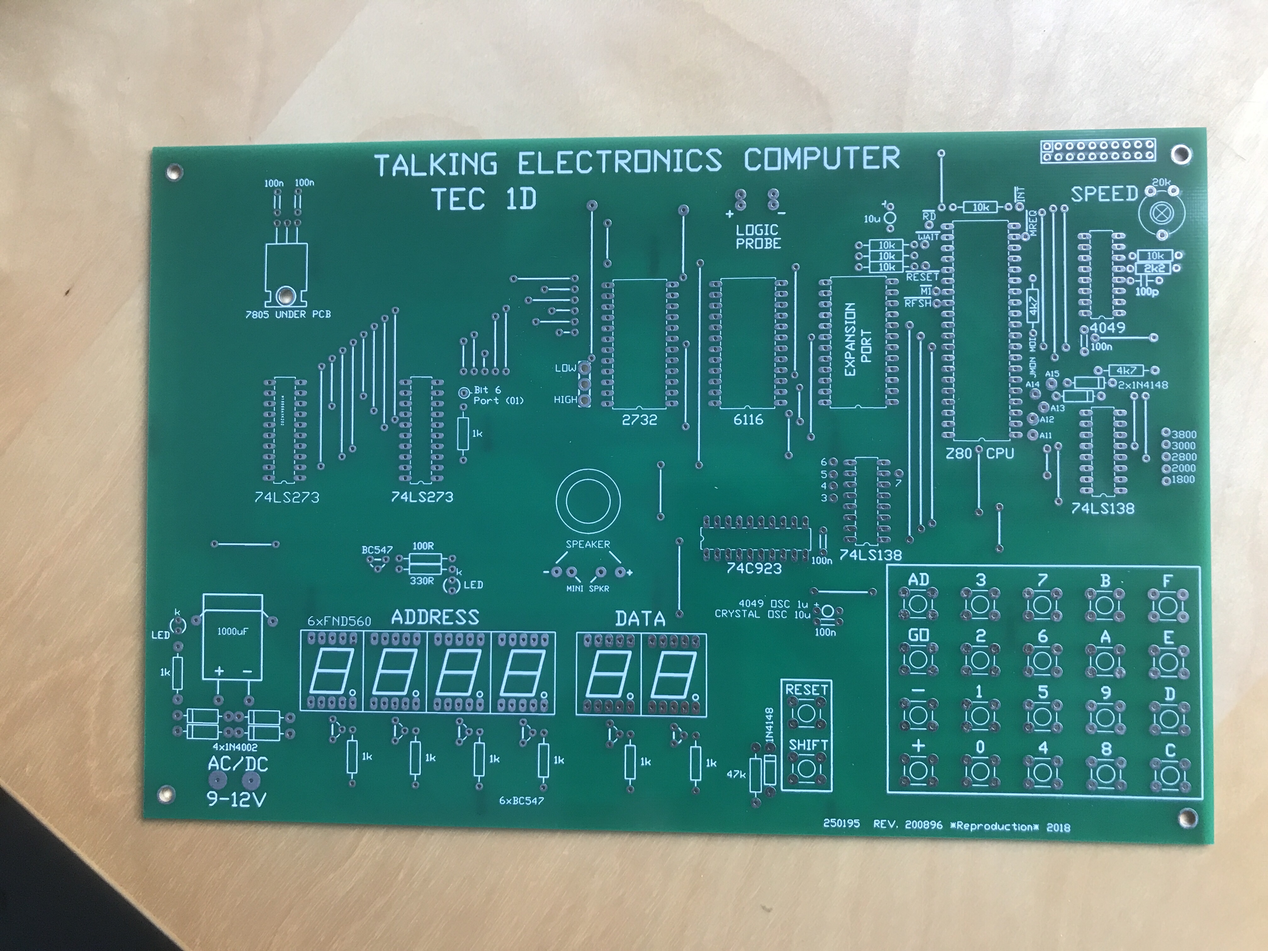 The TEC-1D Micro Computer | The Meandering Pi and Friends