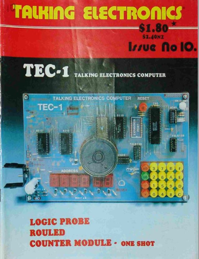 1d Computer The TEC-1D Micro Computer | The Meandering Pi and Friends